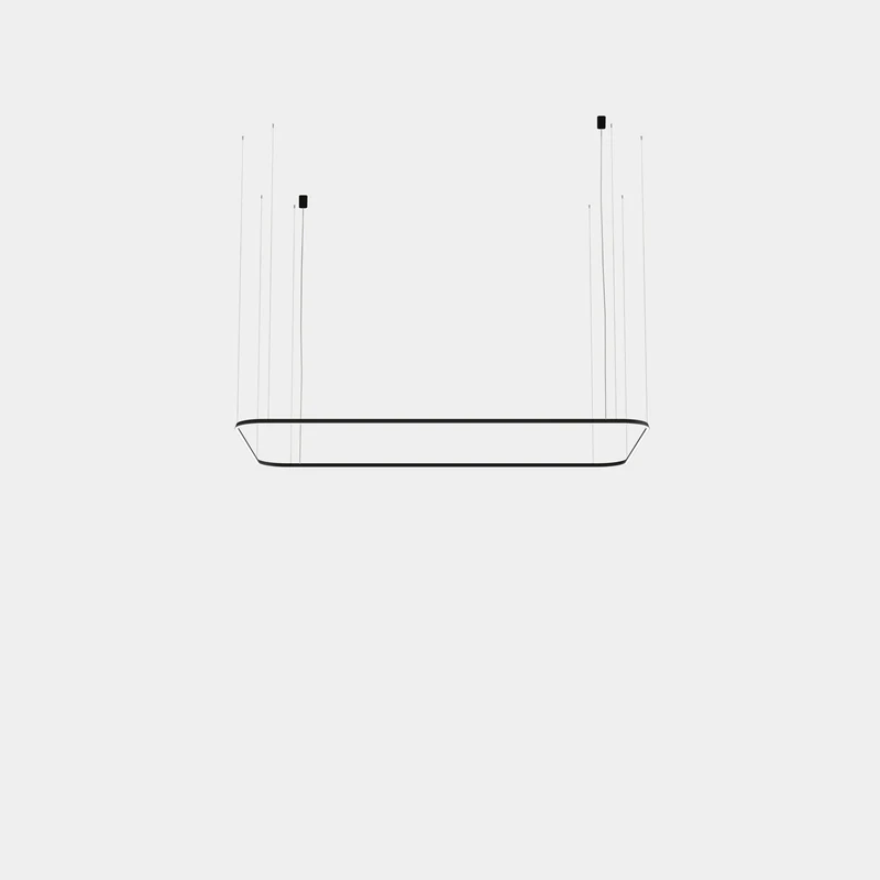 Lámpara de techo colgante LedsC4 Geometric Rectangle Recessed 1600x1000mm