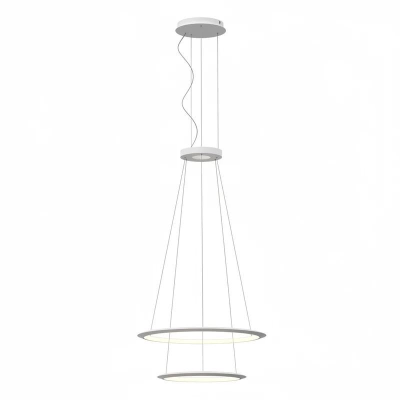 Lámpara de techo colgante LedsC4 Circular Inward Double Rings grande