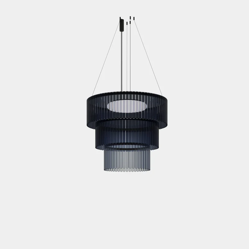 Lámpara de techo colgante LedsC4 Scarlett Circular Pendant Chandelier