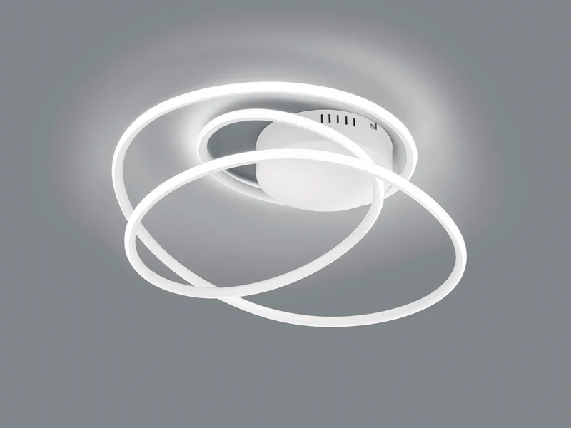 Plafón de techo Trio Bologna blanco mate R67051131