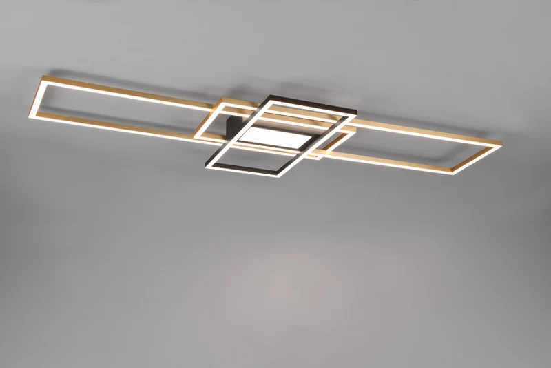 Plafón de techo Trio Irvine bronce mate 620010408