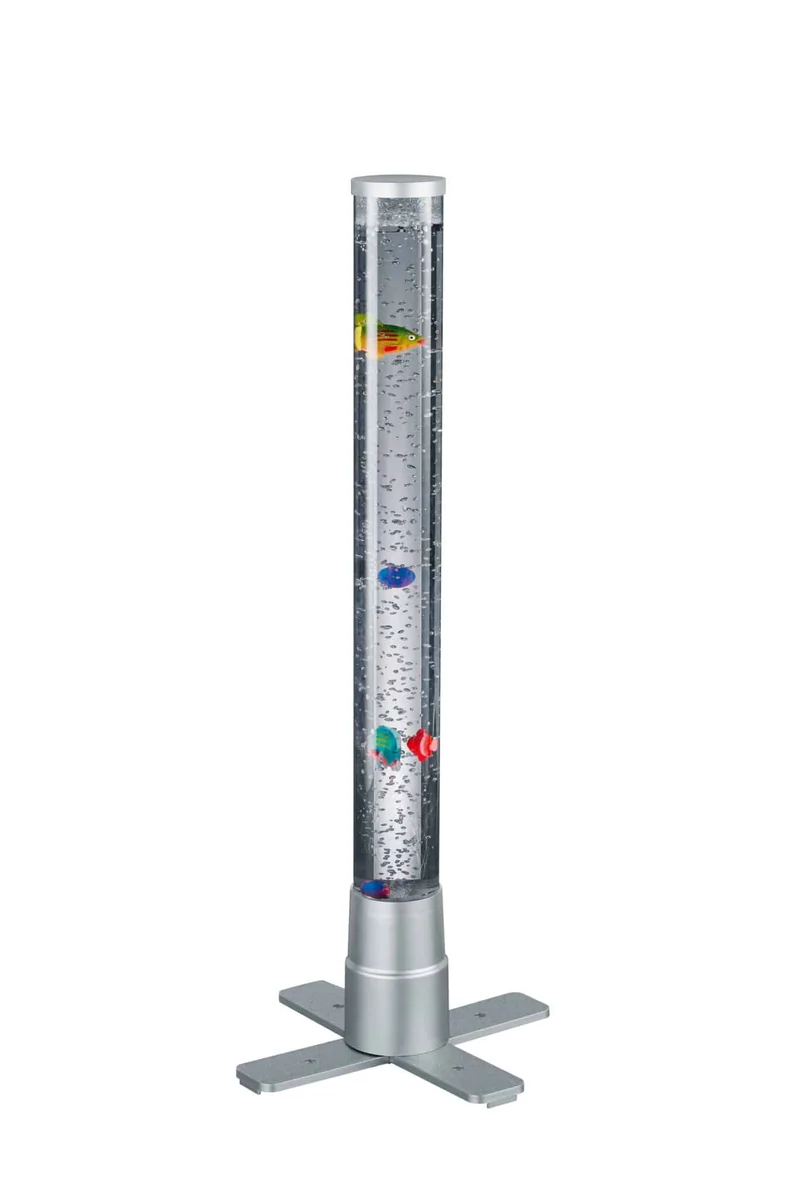 Lámpara de sobremesa grande Trio Motion LED titán 3000K 61cm R50711187
