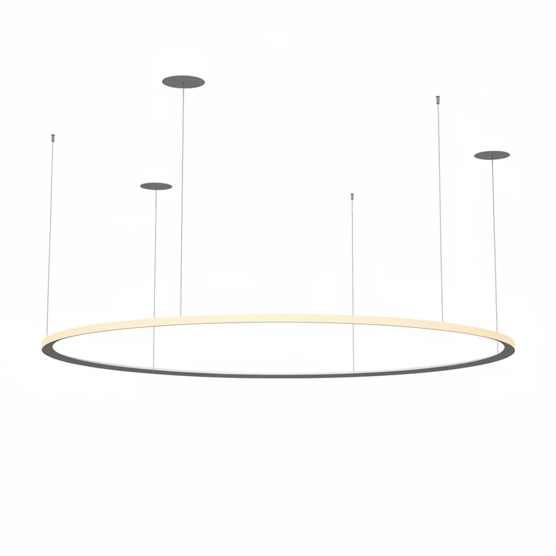 Lámpara de techo colgante LedsC4 Circular Outward Recessed grande LED Ø200cm