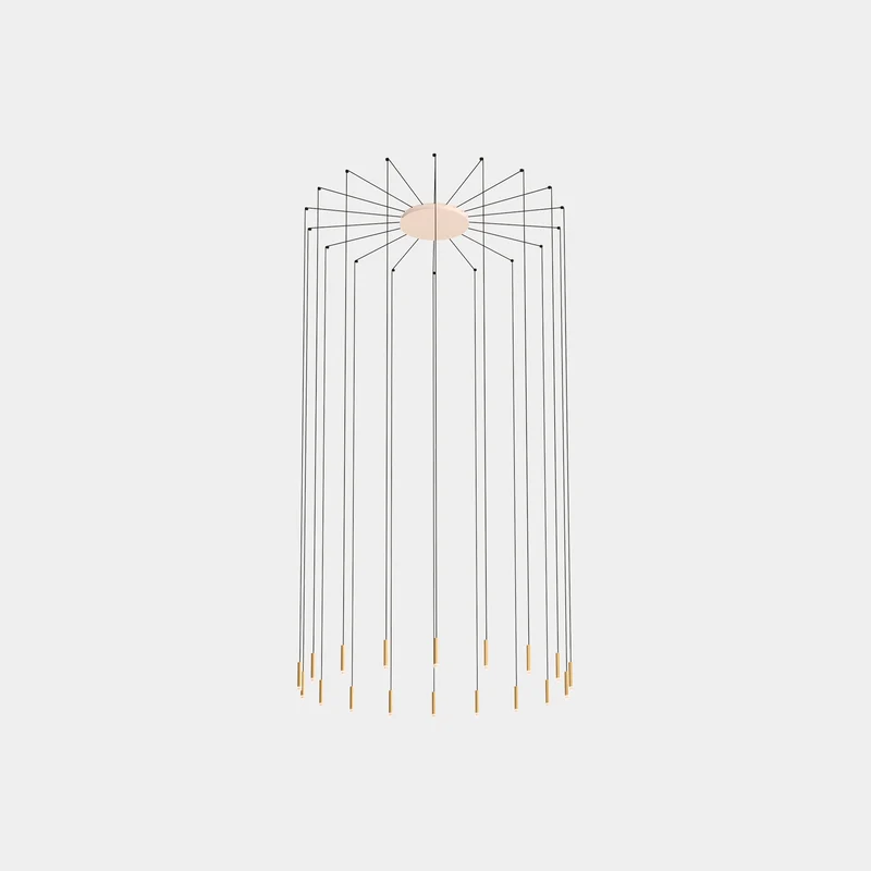 Lámpara de techo colgante LedsC4 Candle XS LED 18 luces