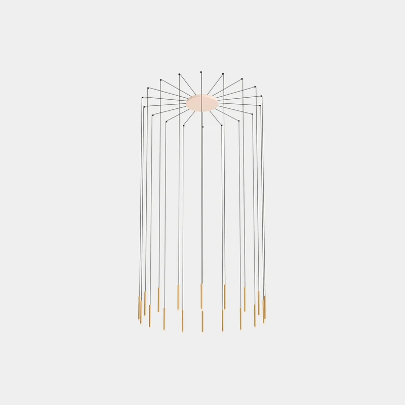 Lámpara de techo colgante LedsC4 Candle LED 18 luces