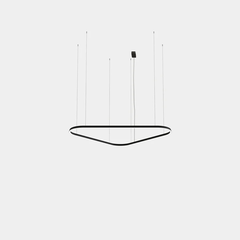 Lámpara de techo colgante LedsC4 Geometric Triangular Surface Double grande