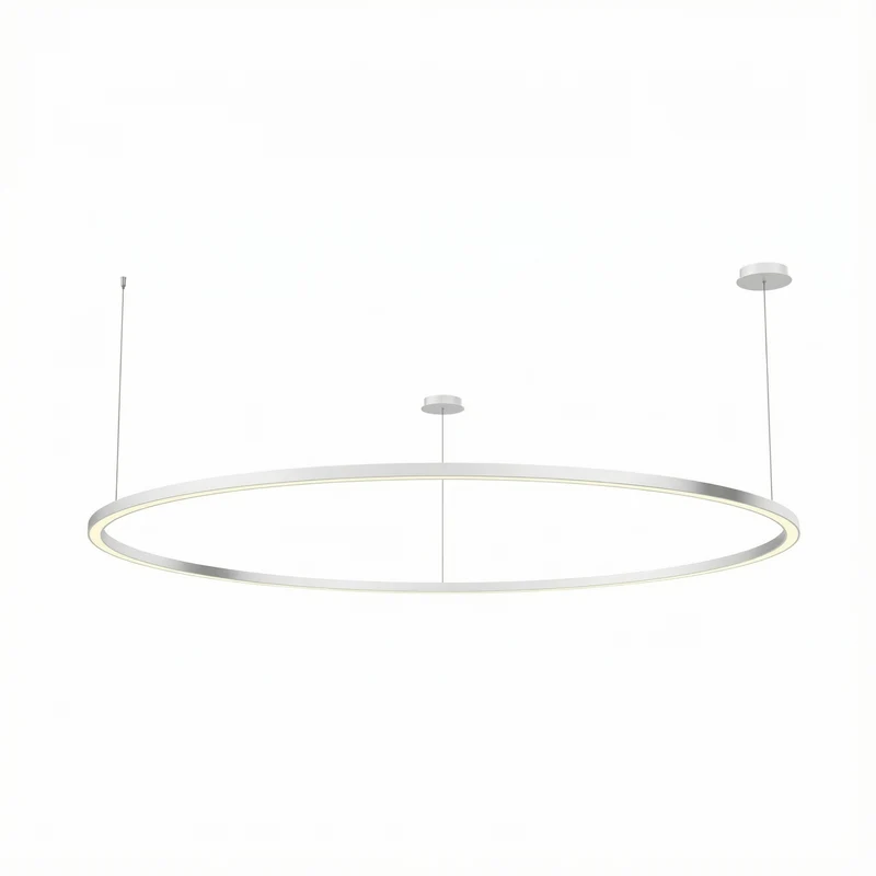 Lámpara de techo colgante LedsC4 Circular Downward Recessed grande LED Ø300cm