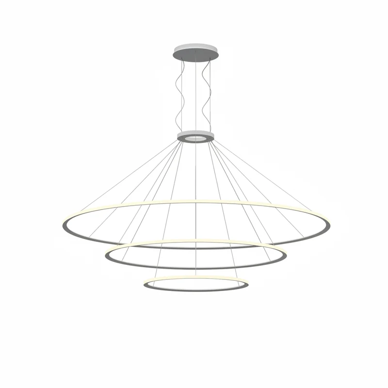 Lámpara de techo colgante LedsC4 Circular Inward 3 Rings grande