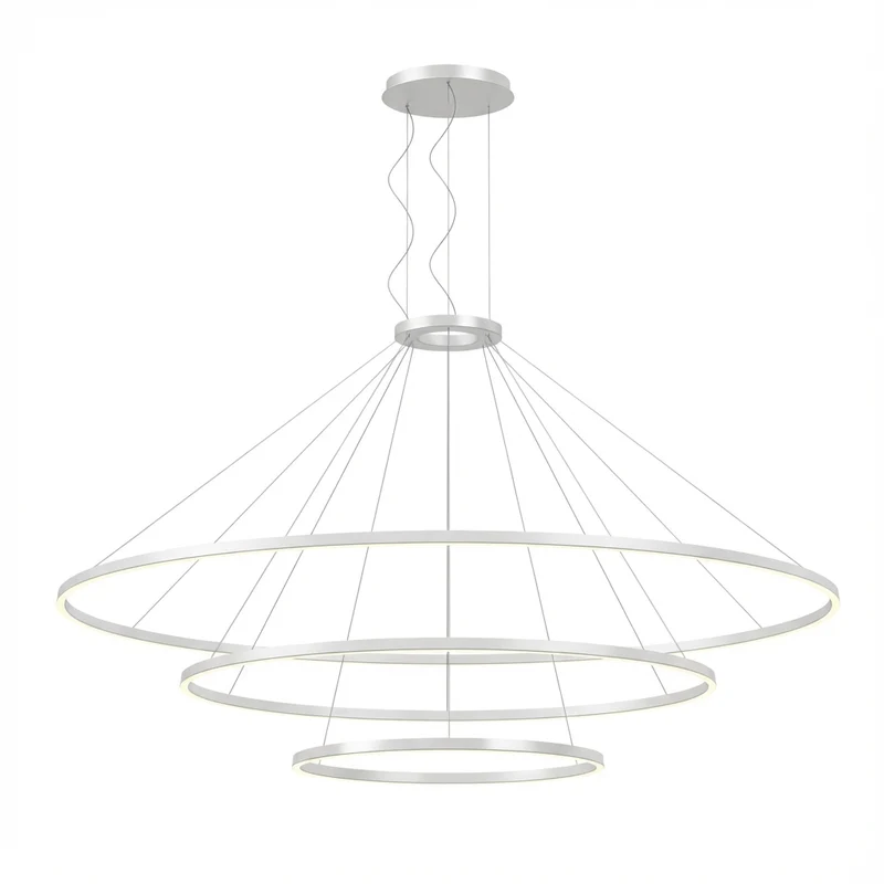 Lámpara de techo colgante LedsC4 Circular Downward 3 Rings grande