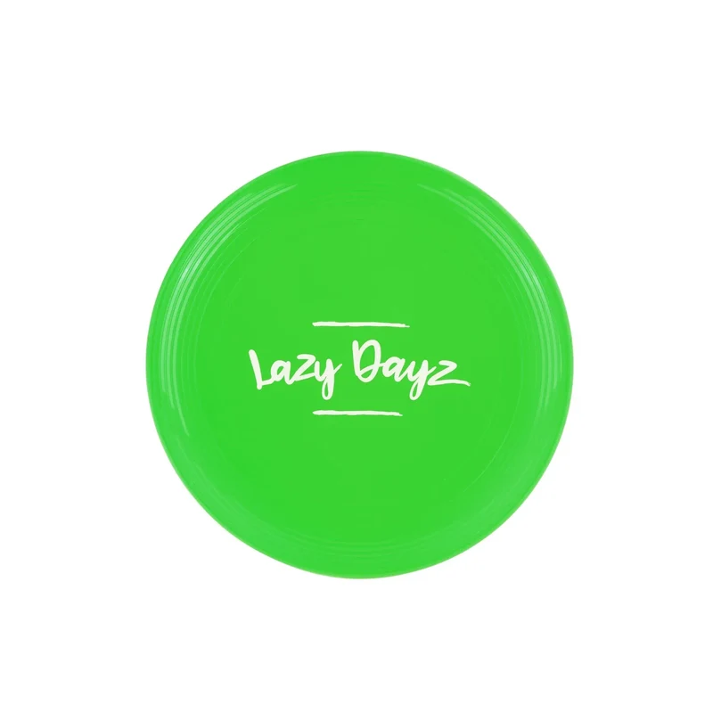 Green 28cm Lazy Dayz Jumbo Neon Beach Frisbee