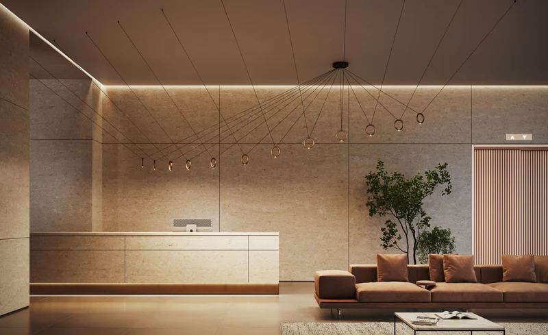 Lodes Lámpara colgante IVY V Ø16,5cm negro mate LED 2700K 17820-2020