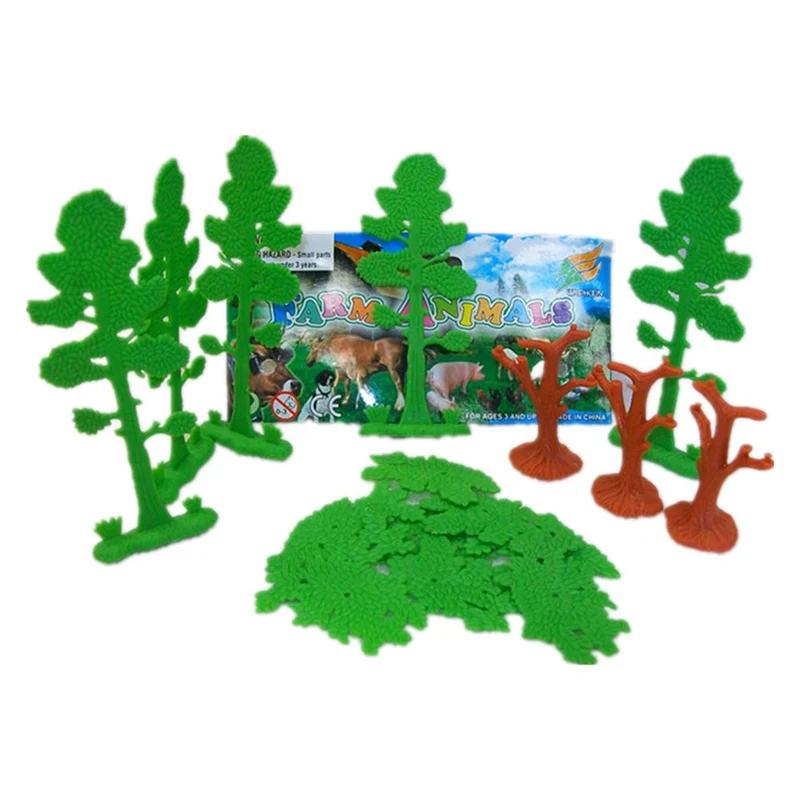 Toy Farm trees 8pc