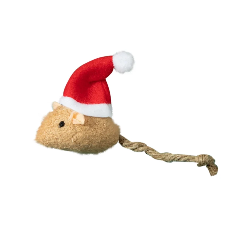 Christmas Catnip Mouse Toy Style D