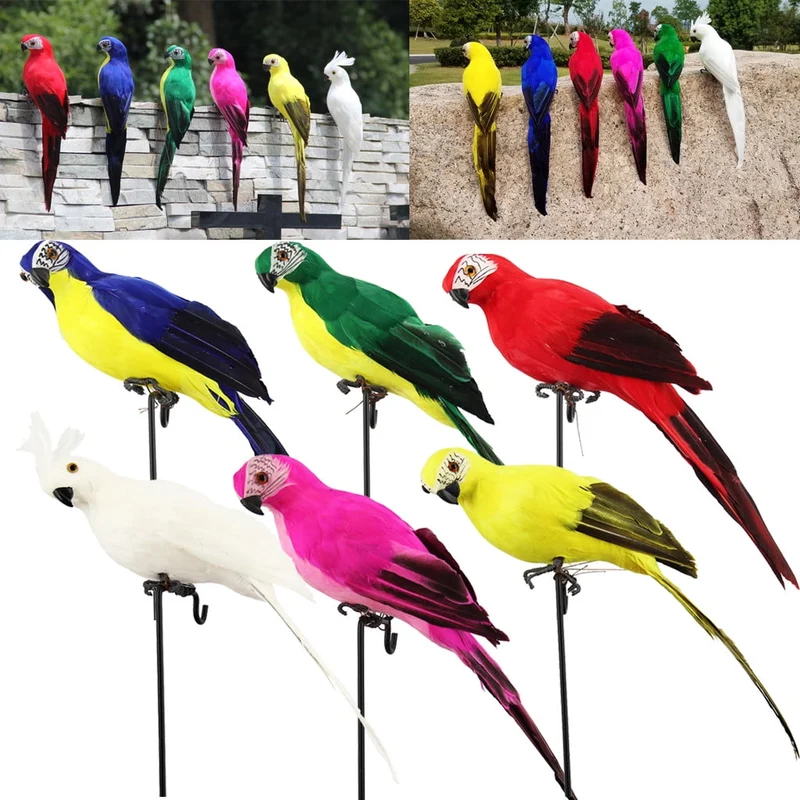 Pink Fake Parrot