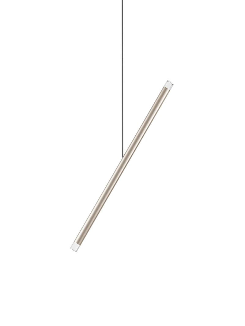 Lodes Lámpara colgante A-Tube Nano mediana champán mate LED 3000K 15823-4535