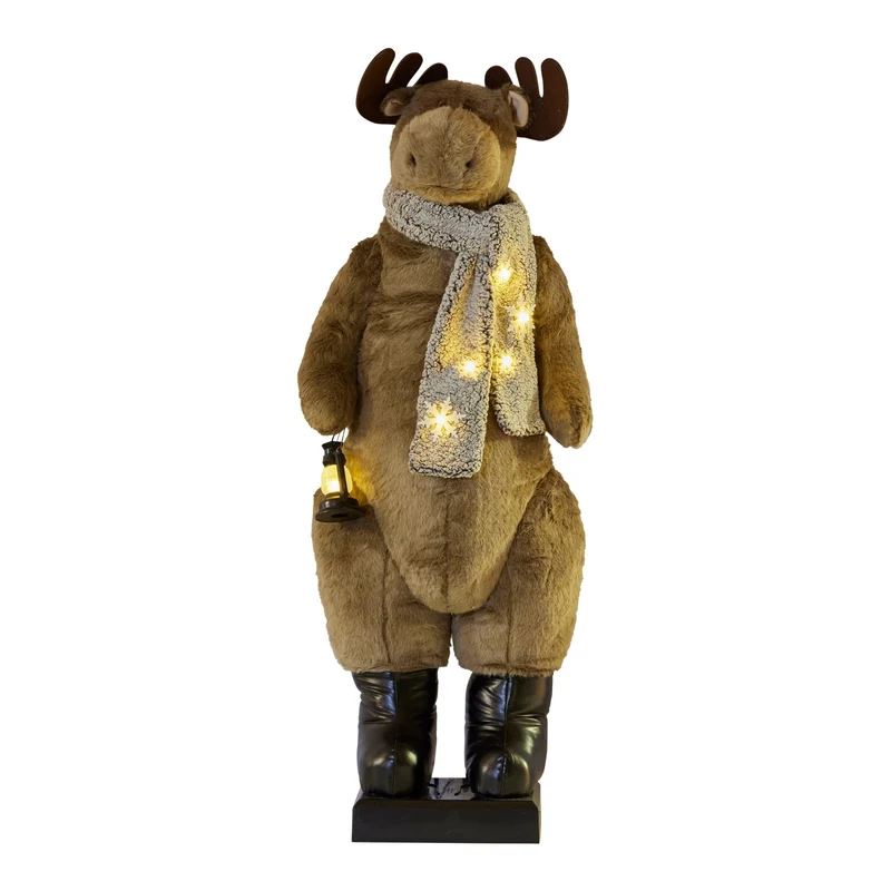 Christabelle 1.5m Musical LED Animated Christmas Moose Decoration