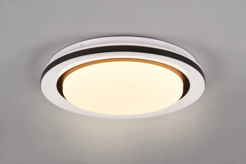 Plafón de techo Trio Cartida LED blanco CCT Ø38cm R