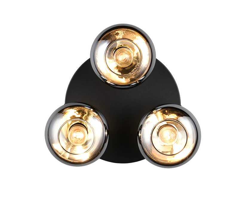 Plafón de techo Trio Divina LED smoke 2700K Ø39cm R
