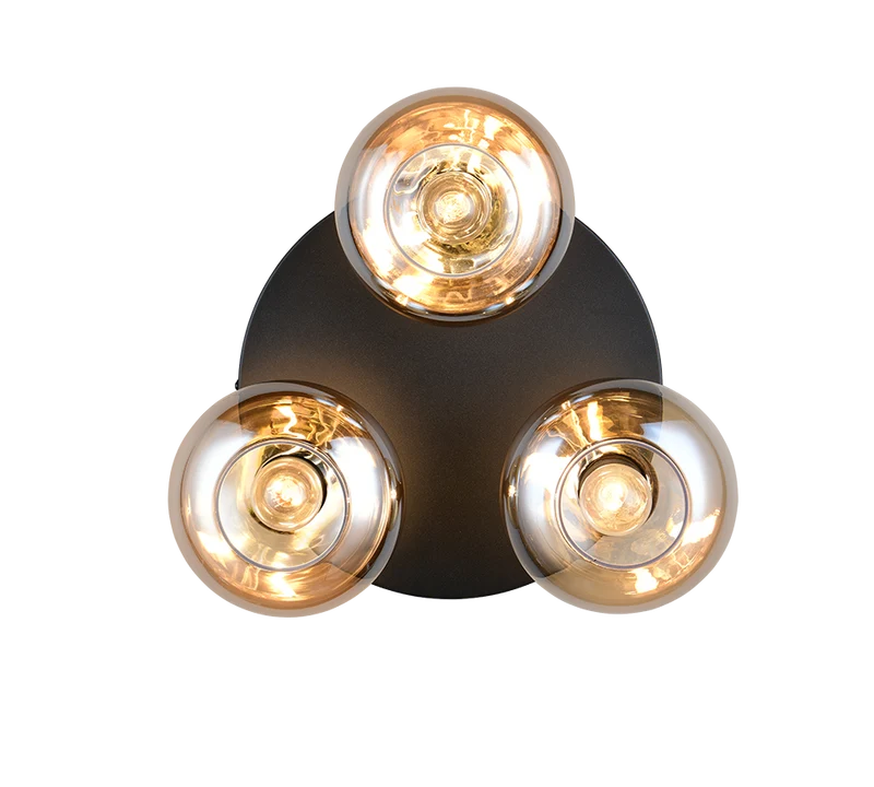 Plafón de techo Trio Divina LED amber-colored 2700K Ø39cm R