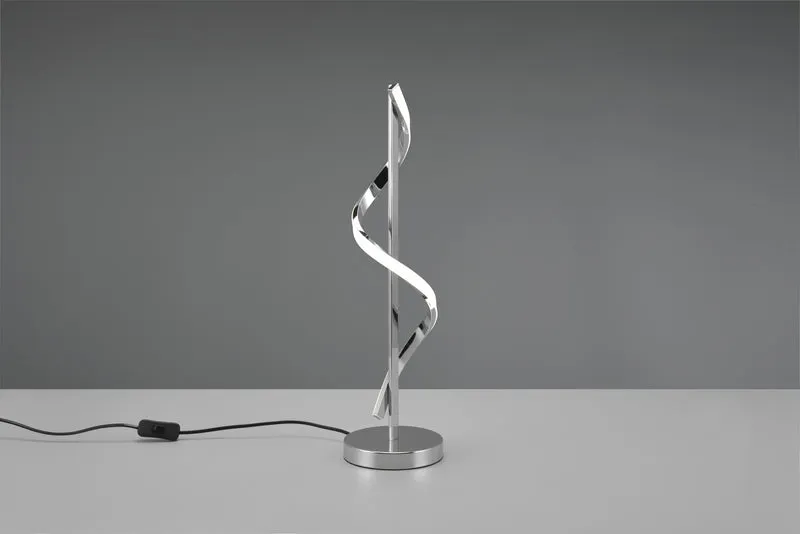 Lámpara de sobremesa Trio Isabel LED cromo 4000K 56cm R