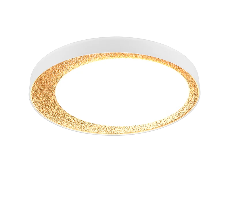 Plafón de techo Trio Aleta LED dorado CCT Ø45cm R