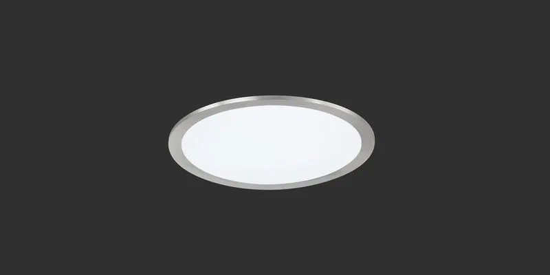 Plafón de techo Trio Phoenix LED níquel mate 3000K regulable Ø30cm 6