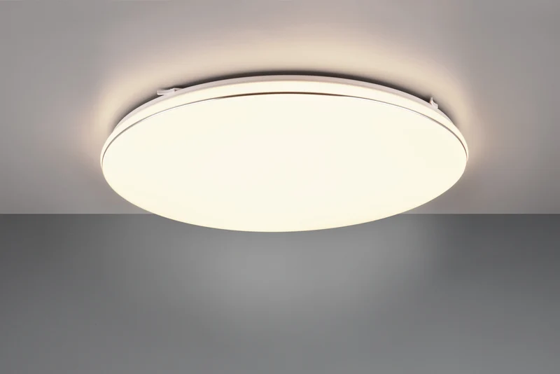 Plafón de techo Trio Blanca LED blanco 3000K Ø53cm R