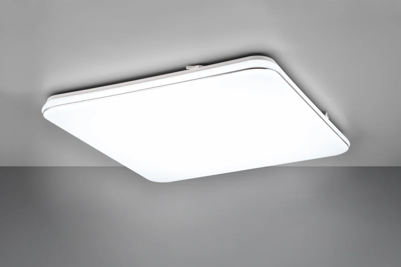 Plafón de techo Trio Blanca LED blanco 4000K 53cm R