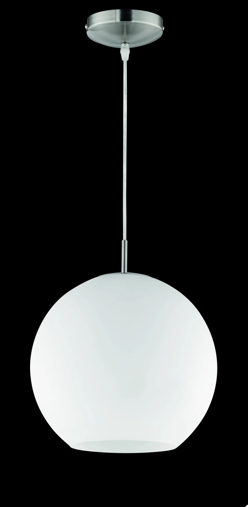 Lámpara de techo colgante Trio Moon níquel mate 150cm R30153007