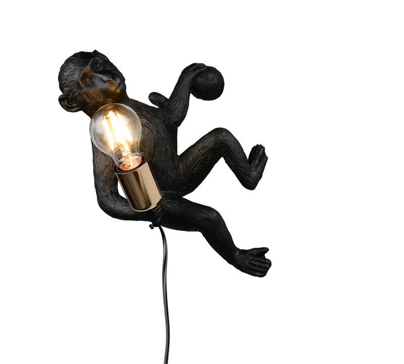 Aplique de pared Trio Louy LED negro 2700K 36,5cm R