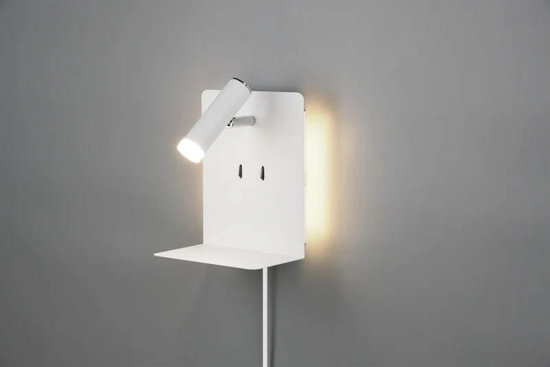 Aplique de pared Trio Element LED blanco mate 3000K regulable 2