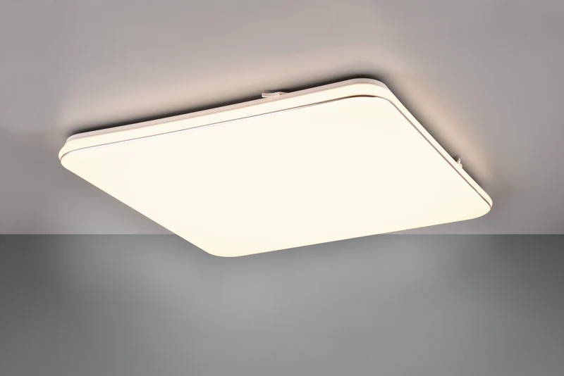 Plafón de techo Trio Blanca LED blanco 3000K 53cm R