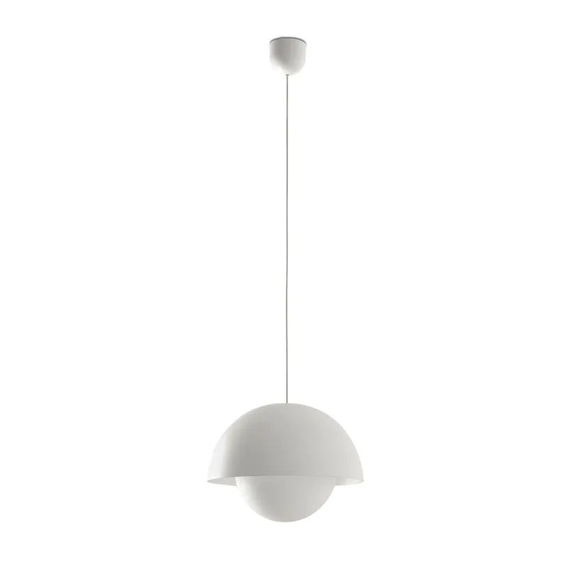 Lámpara de techo colgante Faro Marisol LED blanco mate 2700K regulable Ø30cm 60012