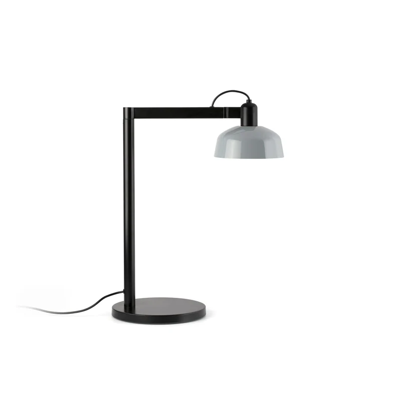 Lámpara de mesa Faro Tatawin E27 LED azul grisaceo 20337-142