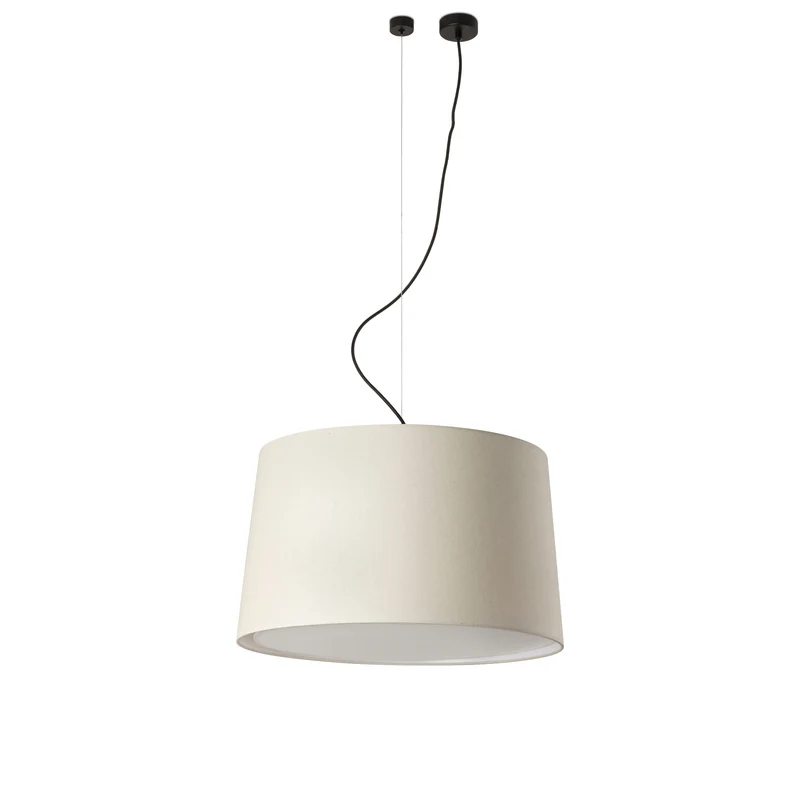 Lámpara de techo colgante Faro Windsor E27 LED negro mate 20231-153