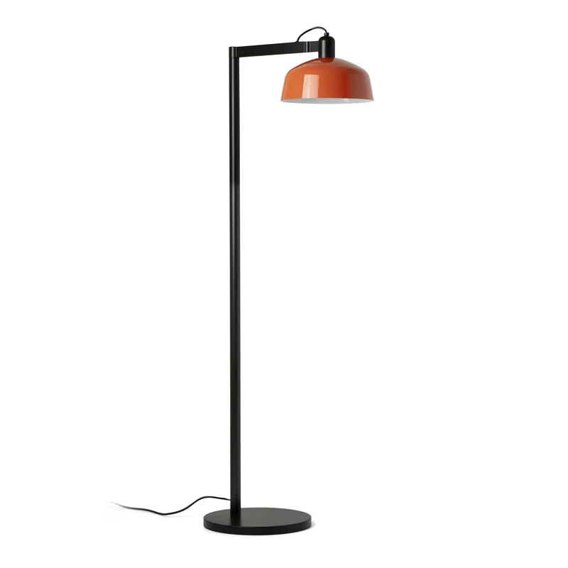Lámpara de pie salón Faro Tatawin E27 LED naranja rojizo 20336-148
