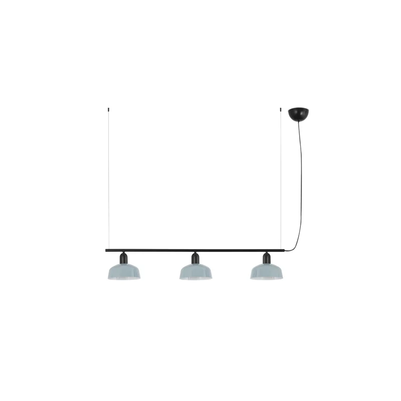 Lámpara de techo colgante Faro Tatawin 3 luces E27 LED azul 20338-142
