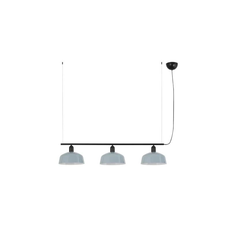 Lámpara de techo colgante Faro Tatawin 3 luces E27 LED azul 20338-147