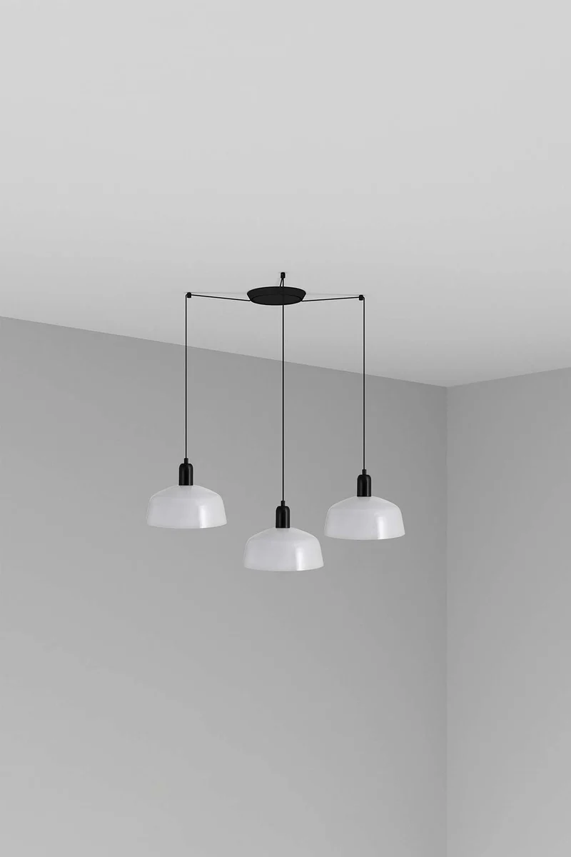 Lámpara de techo colgante Faro Tatawin 3 luces E27 LED blanco 20340-145-3L