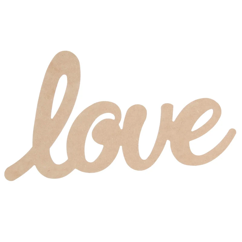 Art.898 Letrero Love 21.5X40cm 1pz