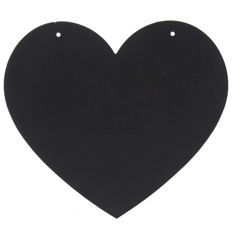 Art.843 Letrero Corazón Pizarrón 25x28cm 1pz