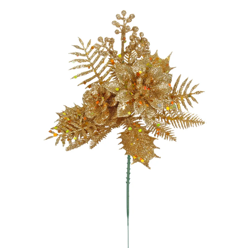 Art.5584 Pick Diamantado Follaje 22cm 1pz