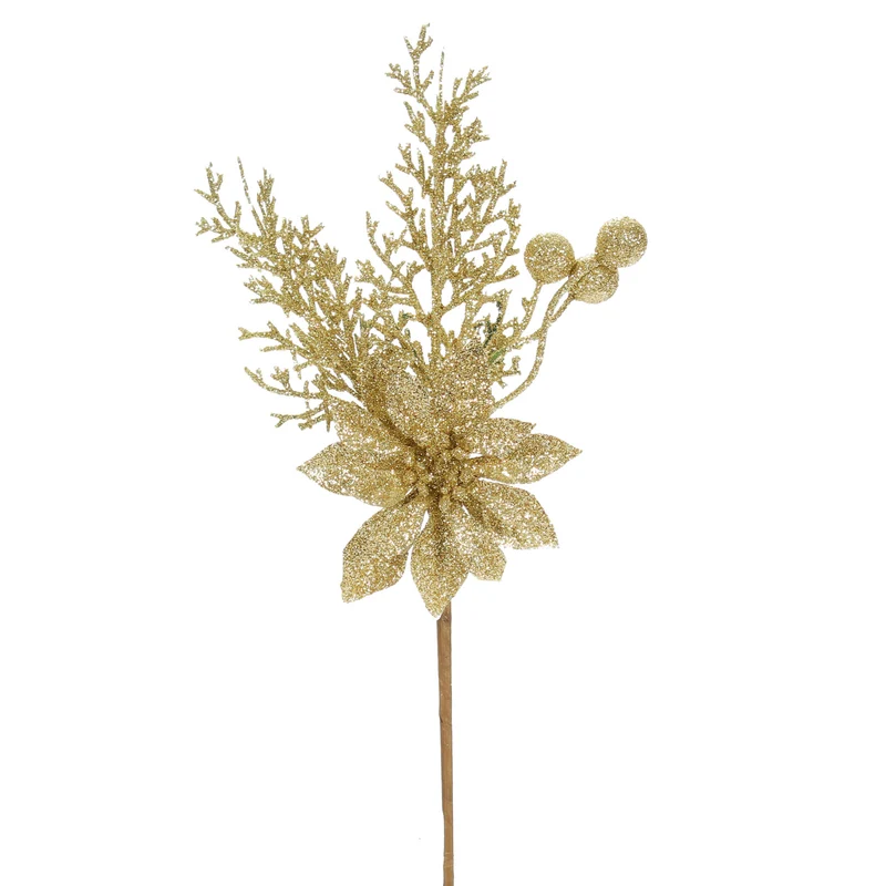 Art.3956 Pick Diamantado Follaje 28cm 1pz