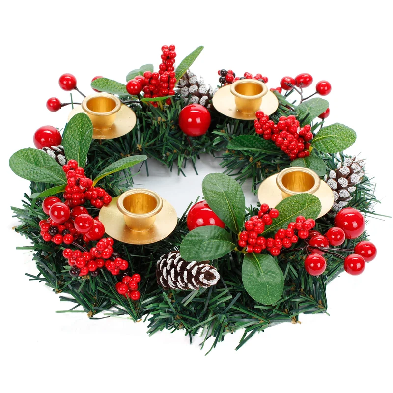 Art.2463 Centro De Mesa Navidad Decorado 31cm 1pz
