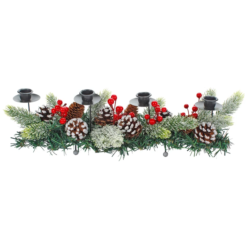 Art.2403 Centro De Mesa Navidad Decorado 48cm 1pz
