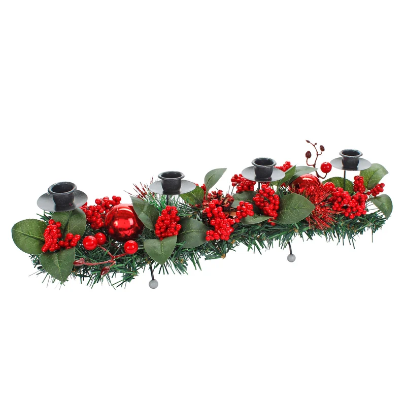 Art.2385 Centro De Mesa Navidad Decorado 50cm 1pz