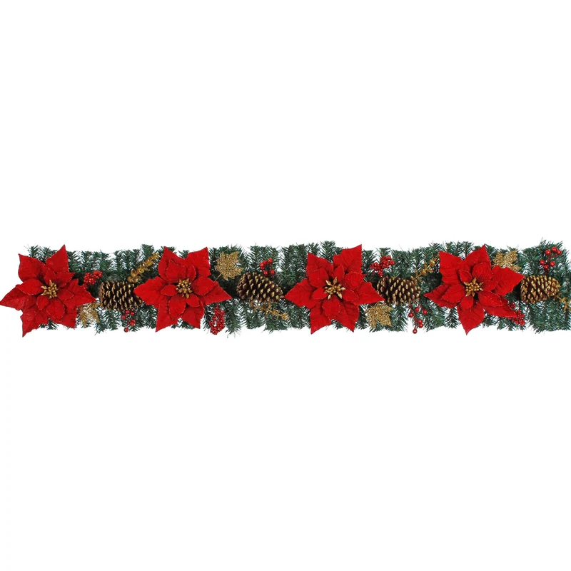 Art.1462 Guía Navidad Decorada 1.8m 1pz