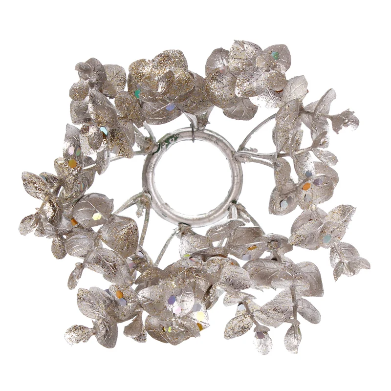 Art.1223 Coronita Para Vela Color Metal 10cm 1pz