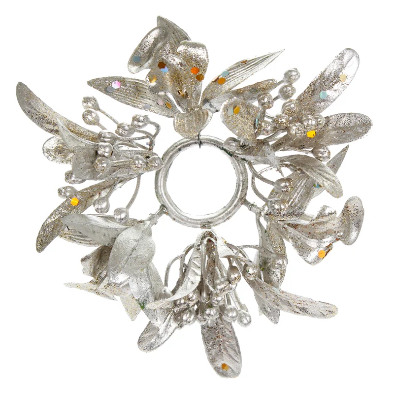 Art.1220 Coronita Para Vela Color Metal 10cm 1pz
