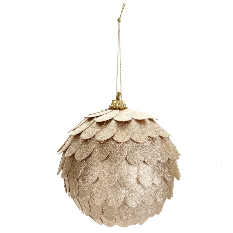 Art.10039 Esfera Piña Metálica 100mm 2pz